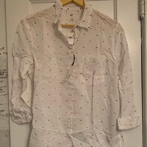 Women’s Button Down Patterned Shirt